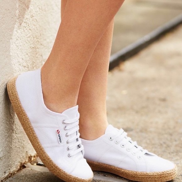 white superga espadrilles